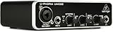Behringer UMC22 Audiophiles 2x2 USB Audio Interface mit Midas Mic Vorverstärker