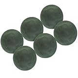 POPETPOP Blumenziegel Steckschaum Rund 12cm 6 Stück Steckmasse für Trockenblumen und Frischblumen Unbedenkliches Material für Floristenbedarf und Festliche Dekorationen Zufällige Farbe