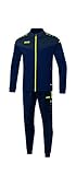 Jako Herren Trainingsanzug Polyester Champ 2.0, Marine/Darkblue/Neongelb, L, M9120