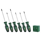 Bosch Schraubendreher-Set Premium, 6-teilig, mit Magnetisierer (Schraubenziehr-Satz aus extra hartem S2-Stahl für Heimwerker; Softgrip; magnetische Spitze; Magnetisierer/Entmagnetisierer)