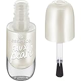 essence gel nail colour, Nagellack, Nr. 71, Weiss, langanhaltend, Expressergebnis, schnelltrocknend, glänzend, vegan, ohne Mikroplastikpartikel, ohne Konservierungsstoffe, ohne Parfüm, 1er Pack (8ml)