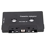 Aumotop -Kassettenadapter, Rauschunterdrückung, High-Fidelity-Stereo-Tape-Aux-Receiver für Auto-Tablet, Schwarz