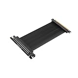 Mars Gaming MCA-PCIE40, GPU-Riser-Kabel PCIe 4.0 x16, Flexibles und Ultrastabiles Design, 90º-Stecker, 30AWG-Kupferkabel mit EMI-Abschirmung, Hochgeschwindigkeits-Datenübertragung, 300mm