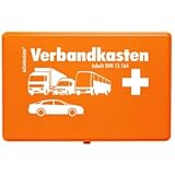 Verbandkasten DIN13164 für KFZ leer, KU, orange
