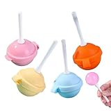 dewdat Lutscherformen - 4 Stück Fondant Formen,Antihaft Silikon Form Einfaches Entformen Für Süßigkeiten Gelees Kuchen Dessert Kreative Schokoladenformen