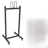 Reifenwagen und Springseilhalter – tragbarer Organizer für Fitnessreifen und Trainingsgeräte – ideal für Sportunterricht und Tanzstudios