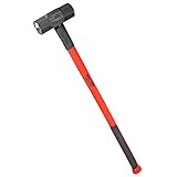 WALTER Professional Vorschlaghammer 4,5 kg 90 cm, Abbruchhammer, Sledgehammer, vibrationsdämpfender Fiberglasgriff