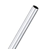 M METERXITY 1-Pack 300mm 6063 Aluminium Rundrohr, 18mm ID 20mm OD Nahtloses Aluminiumrohr für Bau/Maschinenbau/DIY-Basteln, Metallgerades Rohr [0,71'x0,79'x12']