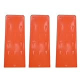 WIHFHGZ Fällkeil aus Kunststoff 20cm Rot, 3er Set, Spaltkeil für Holz, Sicheres Baumfällen - Spiked Design für besseren Halt, Wetterbeständig, Forst Zubehör für Fällheber und