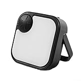 Solarbetriebene Camping-Laterne, 750 Lumen, IP44, wasserdicht, LED, dreistufig, dimmbar, für Zeltbeleuchtung, Wandern und Outdoor-Abenteuer, Schwarz