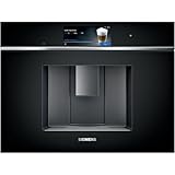 SIEMENS CT718L1B0, iQ700, Smarter Einbau-Kaffeevollautomat, Schwarz, 59,4 cm, autoMilk Clean – automatische Dampfreinigung des Milchsystems, ceramDrive – verschleißfreies Keramikmahlwerk