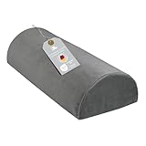 XDREAM bequemes Kniekissen für Seitenschläfer | Orthopädisches Beinkissen aus Memory Foam zur Entlastung von Knie und Rücken | Halbnackenrolle, Nackenrolle, Lendenkissen |Waschbarer Überzug