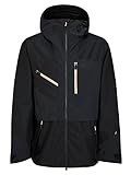 Ziener Herren TRUS Ski-Jacke/Freeride | Sympatex, PFC frei, Wolle, black, 52