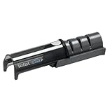 Tefal Ice Force Messerschärfer, 3-Schritte-Schleifprozess, nachschärfen + ausbessern, gut für Edelstahlmesser, platzsparende Aufbewahrung, japanische Keramikschleifscheibe, Schwarz, K26505