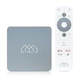 AB-COM Homatics Box HD Media Player mit Fernbedienung Media-Streaming-Client Android TV 11, 32GB, 1,5GB RAM Bluetooth 5.0 Unterstützt AV1 und Chromecast