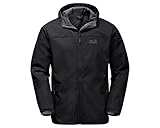 Jack Wolfskin Northern Point Herren Softshell Jacke, schwarz, XXL