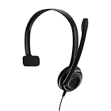 EPOS PC 7 USB Monaurales USB-Headset mit kristallklarem Sound, Plug-and-Play für PC und Mac, leicht und komfortabel mit Noise Cancelling-Mikrofon, langlebig und robust für den täglichen Gebrauch