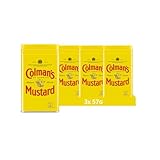 Colman's Original Senfpulver, English Mustard veganes Senfmehl ohne künstliche Zusätze (3 Stück (3 x 57g))