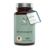 Gerstengras Kapseln - 1.500mg je Tagesdosis - 180 vegane Kapseln für 2 Monate - natürliches Superfood - ohne Zusatzstoffe - laborgeprüft - Made in Germany - Balanced Vitality