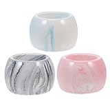 Alipis 3St elektrischer zahnbürstenhalter zahnbürstenhalter Toothbrush Holder Halterung an der Wand montiert Zahnpasta Inhaber Stand Zahnbürste Steht Badezimmerzubehör Keramik Blue