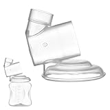 Ruwshuuk Milchpumpe elektrisch, Milchpumpeneinsätze, Zubehör, Silikonkonverter, freihändige Pumpe, Schildgrößenkonverter für Mutter und Neugeborene