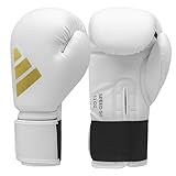 adidas Boxhandschuhe Speed 50, Erwachsene, Boxing Gloves 14 oz, Punchinghandschuhe komfortabel und langlebig, weiß