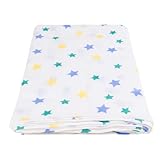 Clinotest Mullwindeln (Sternmotiv, 10 Stück - 80x80 cm)