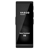 Vasco Translator V4 Sprachübersetzer | Übersetzungsgerät | Übersetzt lebenslang gratis | 108 Sprachen | Spracheingabe und Sprachausgabe | Foto Übersetzer | Farbe: Black Onyx