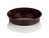 Kimmel Blumentopfuntersetzer Pflanztopfuntersetzer Ø 12 cm, Braun, Klein