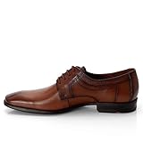 LLOYD Herren Schnürhalbschuhe LACOUR, Männer Businessschuhe,Derby,Normalweit,Men's,Schnuerschuhe,Schnuerer,straßenschuhe,Cognac,42 EU / 8 UK