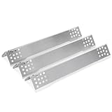 GFTIME 40.2CM Edelstahl Brennerabdeckung für Rösle Videro G3, G3-S, G3-S Nero, Vario+, Flammenverteiler 1.0MM für Rösle Videro G2, G4, G6 Serie und Sansibar, 3 Stück