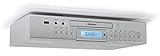 Karcher RA 2050 Unterbauradio (UKW-Radio, CD-Player, USB, USB-Charger, Countdown-Timer, Fernbedienung) silber
