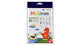 Malinos 301001 Airbrush Schablonen Set E, Afrika, 26x16x0,1 cm, weiß