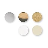 Rayher Hobby Konfetti, 2 cm ø, 30 g, Silber/Gold/Creme/Weiß, Seidenpapier und Gold-/Silberfolie, Partydeko, Tischdeko, Confetti, Füllung für Bubble Ballons, 87099000