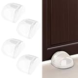 4er Set Türstopper Boden Selbstklebend Transparent, Bodentürstopper zum Kleben für alle Hartböden, Türstopper Fensterstopper Wandpuffer zum Schutz von Möbeln