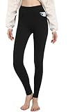 ACHTELEPHS Baumwoll Leggings Damen Baumwolle Blickdichte...