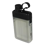 LIOOBO Tragbarer Wasser Becher Uv Flasche Kompakt Sport Wiederverwendbar Rostfrei Reisen Schlank Weichwasserflächen Erwachsene Tragbarer Wasserbecher Schwarz Kieselgel Wiederverwendbar