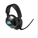 JBL Quantum 400 Over-Ear Gaming Headset – Wired 3,5 mm Klinke und USB – Mit hochklappbarem Boom Mic und QuantumSurround Sound – Schwarz