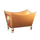 Feuertonne für Den Garten, Feuerkorb Mit Funkenschutz, Tischfeuer Outdoor, Feuerschale Rauchfrei, Terassenofen, Feuerstelle für Terrasse, Balkon, Garten(28cm/11in)