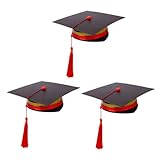 ABOOFAN 3 Sets Abschlussmützen für Jungen und Mädchen, Bastelset zum Selbermachen, handgefertigt