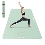 HAPBEAR Yogamatte XXL- Extra Groß Breit Yoga Matte, TPE...