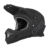 O'NEAL | Mountainbike-Helm | MTB Downhill | Nach Robustes ABS, Ventilationsöffnungen für Luftstrom & Kühlung, ABS Außenschale | SONUS Helmet SOLID | Erwachsene | Schwarz | Größe M