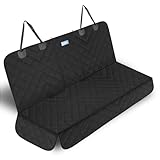 Nobleza Hundedecke Auto Rückbank Wasserdicht, Armlehnen-kompatibler Autoschondecken Hund Rücksitz, Kratzfeste Autodecke Hund Rückbank, 137 x 121cm Universeller Hundematte Auto Rückbank