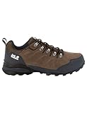 Jack Wolfskin Herren Refugio Texapore Low M Walking-Schuhe, Brown / Phantom, 43 EU