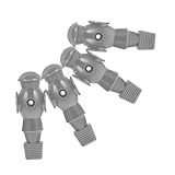 Gogogmee 4 Stück Tischfußball Figuren Resin Ersatzspieler Robust Langlebig Kompatibel mit Standard Kickertisch Zubehör für Tischkicker Reparatur und Austausch