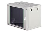 DIGITUS Netzwerk-Schrank 19 zoll 9 HE - Wandmontage - 450 mm...