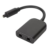 Cryfokt 1 in 2 Out Optischer Splitter für One S DVD, Anschluss Digitaler Tonquelle, ABS-Material