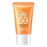 Sonnencreme LSF 50,SPF Feuchtigkeitscreme Gesicht - Erfrischende und aufhellende Sonnenschutzcreme für das Gesicht, 30 g, für Strand-, Öl- und empfindliche Haut am Meer Sekemure