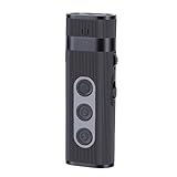 Tangxi Tragbarer Kopfhörerverstärker, Wiederaufladbarer Verstärker mit Kabelgebundener Kopfhörer-Lautstärkeregelung, Geräuschunterdrückung, Wiederaufladbarer Klang, Stimme, für (Black)