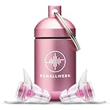 Schallwerk ® Women+ | unauffällige Gehörschutz Ohrstöpsel – dämpfen Lärm & erhalten Tonqualität – Ohrenstöpsel transparent - Earplugs geeignet für Musik, Festival, Arbeit & Lernen